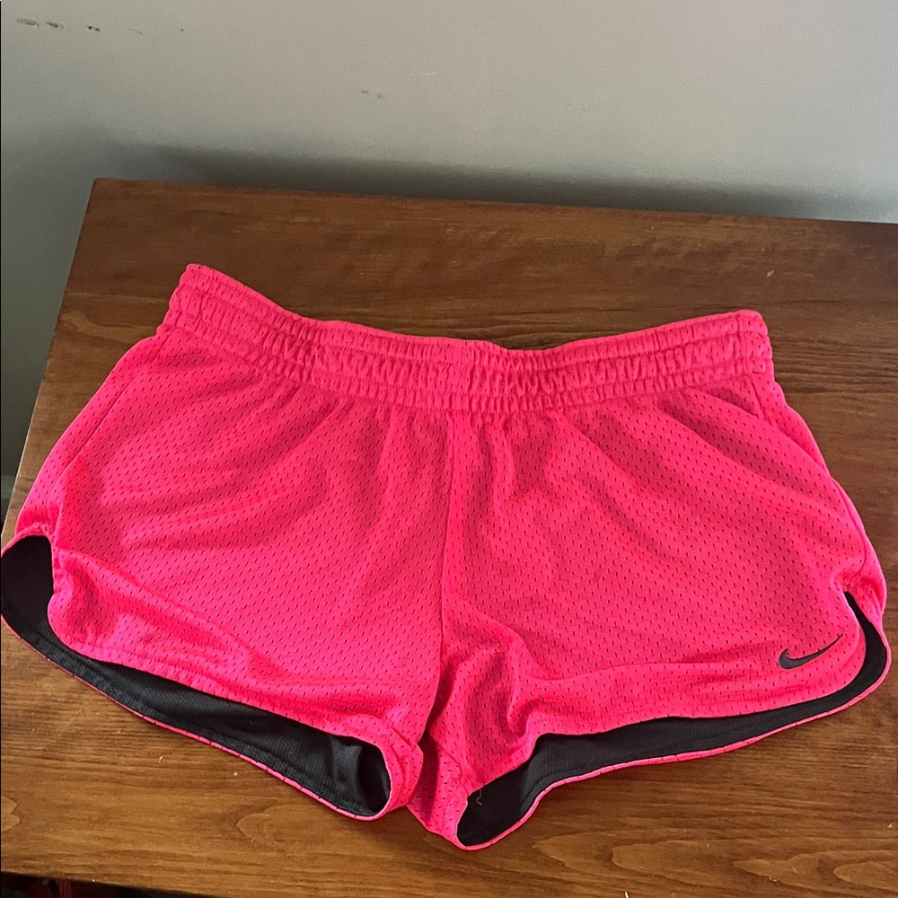 Nike Women's Bright Pink Athletic Shorts